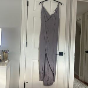 ASTR the Label High Low Maxi Dress, lavender, size M